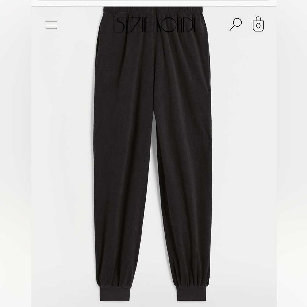 Suzi Kondi Black Track Pants